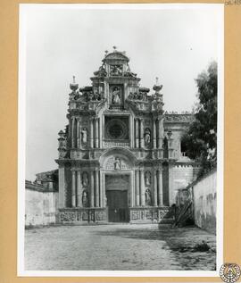 La Cartuja, Jerez de la Frontera. Fachada principal [Fachada de la iglesia de la Cartuja de Santa...