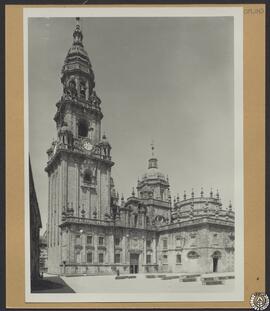Catedral de Santiago de Compostela. Torre del Reloj, Pórtico Real, cúpula y cabecera