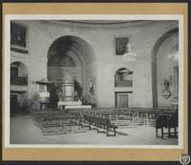 Iglesia parroquial de Montefrío, Granada [Iglesia de la Encarnación, vista interior hacia el altar mayor]