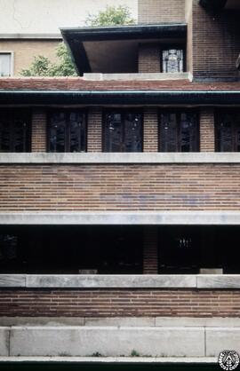 Viviendas unifamiliares. Extranjero. Frank Lloyd Wright. Casa Robie. Woodlawn Ave. Esquina calle 57, Chicago. 1909. Diversos aspectos de la casa [Imagen 10]