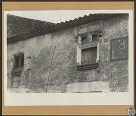 Casa Fagneves de Massanet de la Selva, Gerona. Ventanas de la fachada