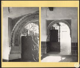 Colegio de Filipenses en Alcalá de Henares [Arco del patio y detalle del intradós]