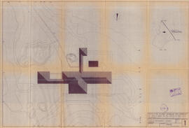 Proyecto de vivienda unifamiliar para [...], en las Cercas de Vado Viejo, Galapagar. Plano de emp...