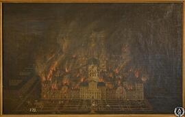 [Incendio del monasterio de El Escorial en 1671]