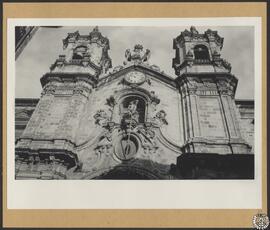 Iglesia de Santa María en San Sebastián [Detalle de la fachada. Basílica de Santa María del Coro]