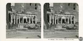 Roma. Foro romano, templo dei 12 Dei