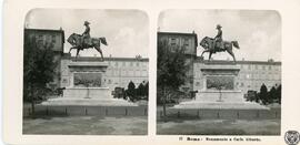 Roma. Monumento a Carlo Alberto