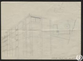 [Hotel en la finca "Alameda de Osuna". Solución 1. Bocetos]