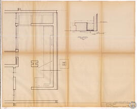 Jardín en la residencia de [...] en Aravaca (Madrid). Plano general [Detalle constructivo y plant...