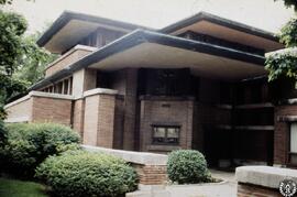 Viviendas unifamiliares. Extranjero. Frank Lloyd Wright. Casa Robie. Woodlawn Ave. Esquina calle 57, Chicago. 1909. Diversos aspectos de la casa [Imagen 1]