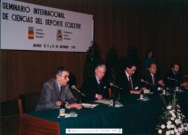 [1990. Seminario Internacional de Ciencias del Deporte Ecuestre. Imágenes 1990-004 a 1990-005]