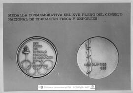 [1968. XVII Pleno del Consejo Nacional de E.F.D. Clausura. Entrega medalla del Pleno. Imagen 1968-173]