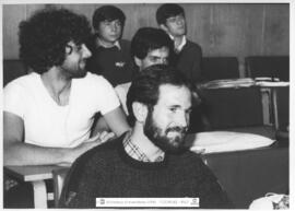[AÑOS'80. Sala Internacional. Asistentes a conferencias/clases. Imágenes AÑOS'80-043 a AÑOS'80-044]