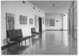 [Instalaciones INEF. Edificio central. Interiores-Pasillos. Imágenes INS-117; INS-129; INS-133; INS-135]