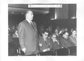 [1968. XVII Pleno del Consejo Nacional de E.F.D. Inauguración en el auditorio. Imágenes 1968-010 a 1968-025]