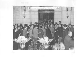 [1968. XVII Pleno del Consejo Nacional de E.F.D. Homenaje al General Moscardó. Imágenes 1968-095 a 1968-096; 1968-098 a 1968-099]