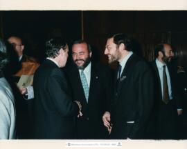 [1993. Visita del Príncipe Felipe al INEF. Recepción de autoridades. Imágenes 1990-012 a 013; 1990-023; 1990-037 a 1990-038]