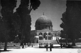 Jerusalén 2. Explanada de las Mezquitas. Al fondo, la Cúpula de la Roca