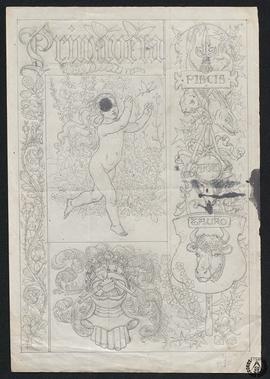 Alegoría de la Primavera para el almanaque de La Ilustración (española y americana) de 1886