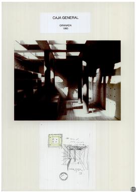 Caja General, Granada. 1995 [Fotografía. Dibujos]
